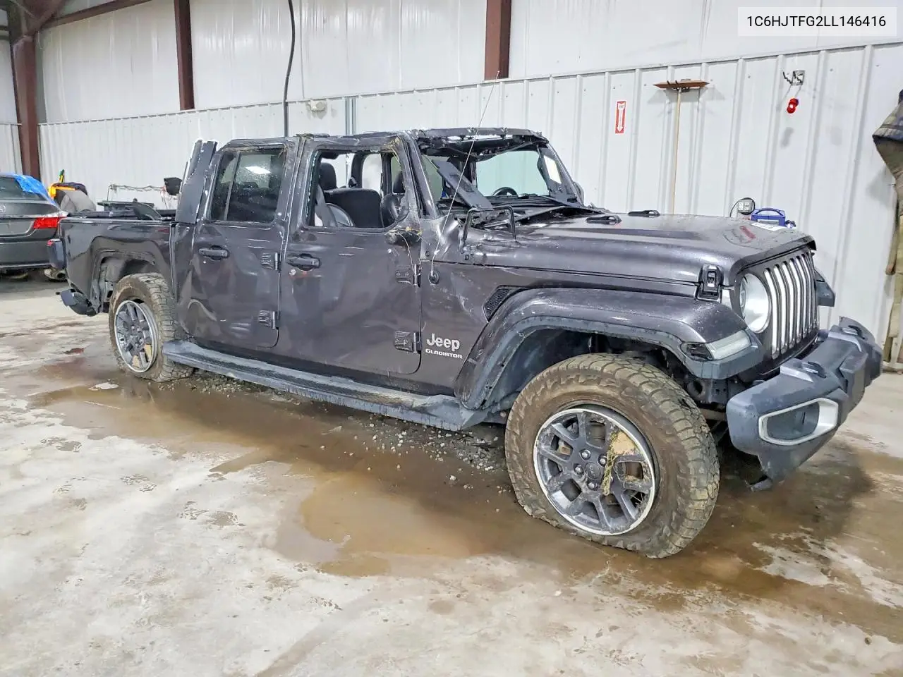 2020 Jeep Gladiator Overland VIN: 1C6HJTFG2LL146416 Lot: 58268926