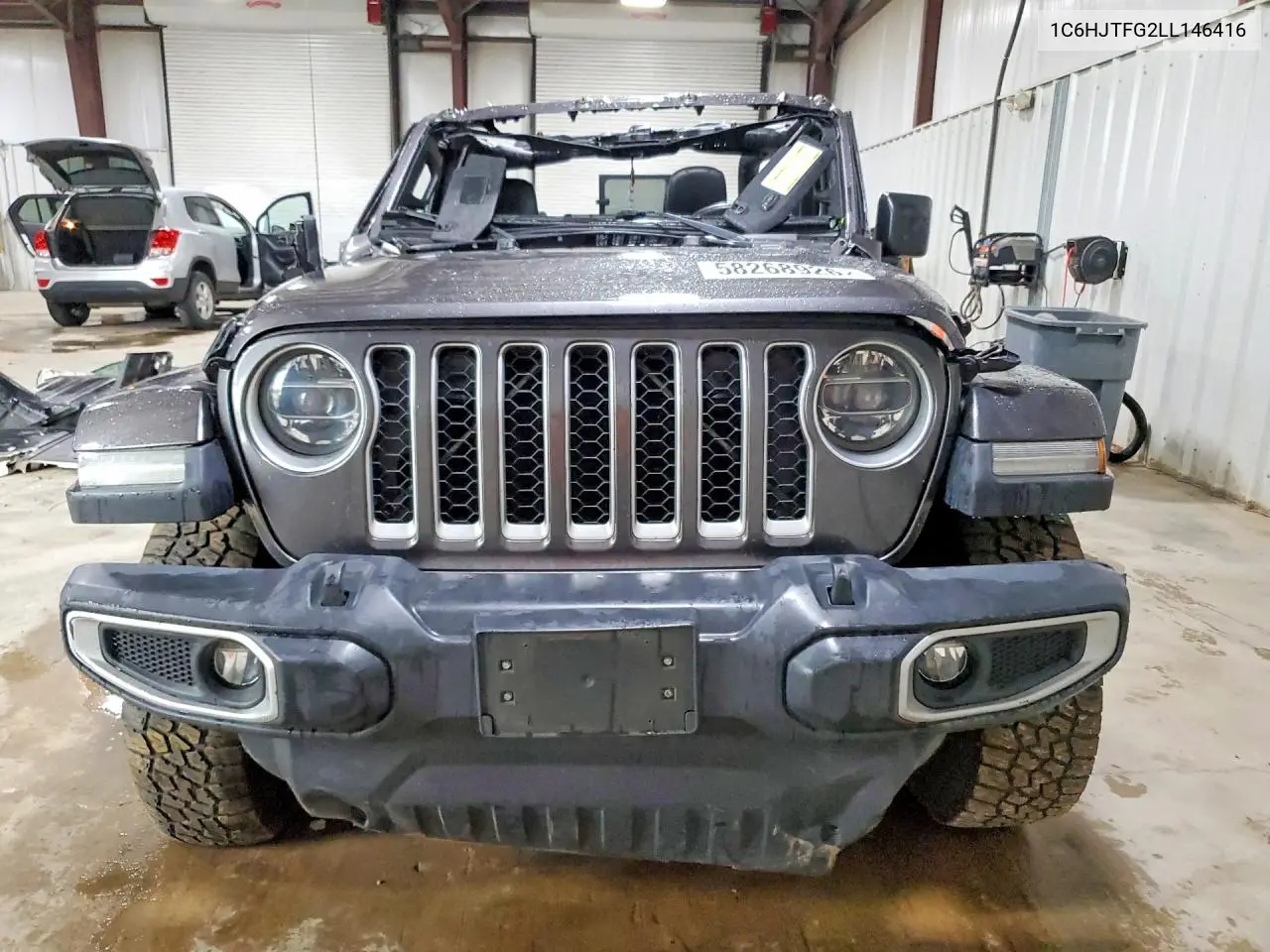2020 Jeep Gladiator Overland VIN: 1C6HJTFG2LL146416 Lot: 58268926