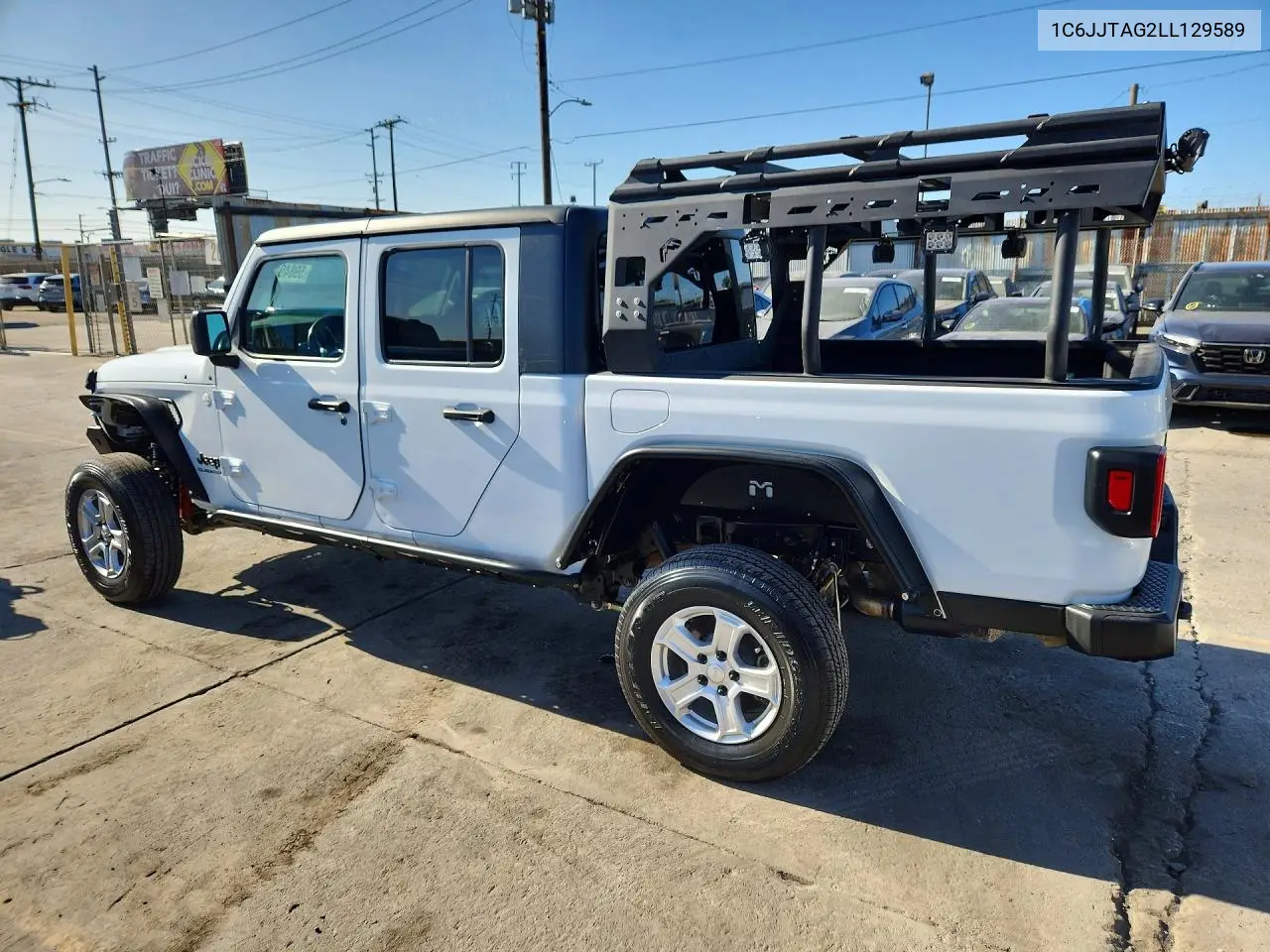 2020 Jeep Gladiator Sport VIN: 1C6JJTAG2LL129589 Lot: 59849146