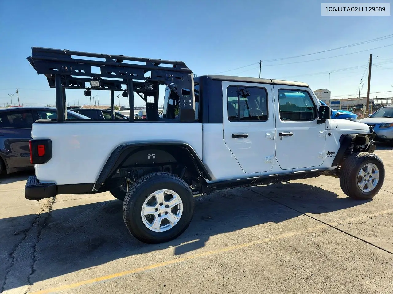 2020 Jeep Gladiator Sport VIN: 1C6JJTAG2LL129589 Lot: 59849146