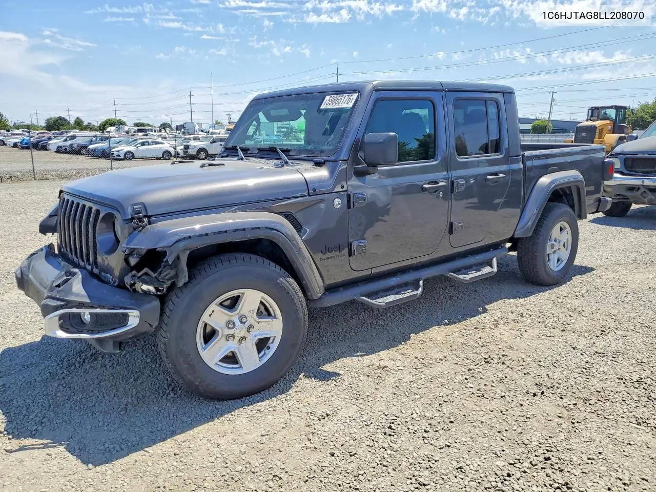 2020 Jeep Gladiator Sport VIN: 1C6HJTAG8LL208070 Lot: 59865176