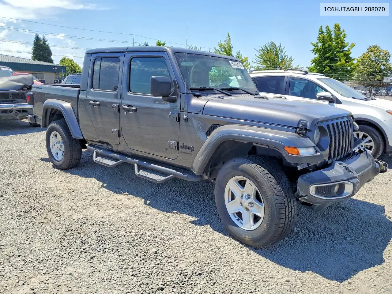 2020 Jeep Gladiator Sport VIN: 1C6HJTAG8LL208070 Lot: 59865176