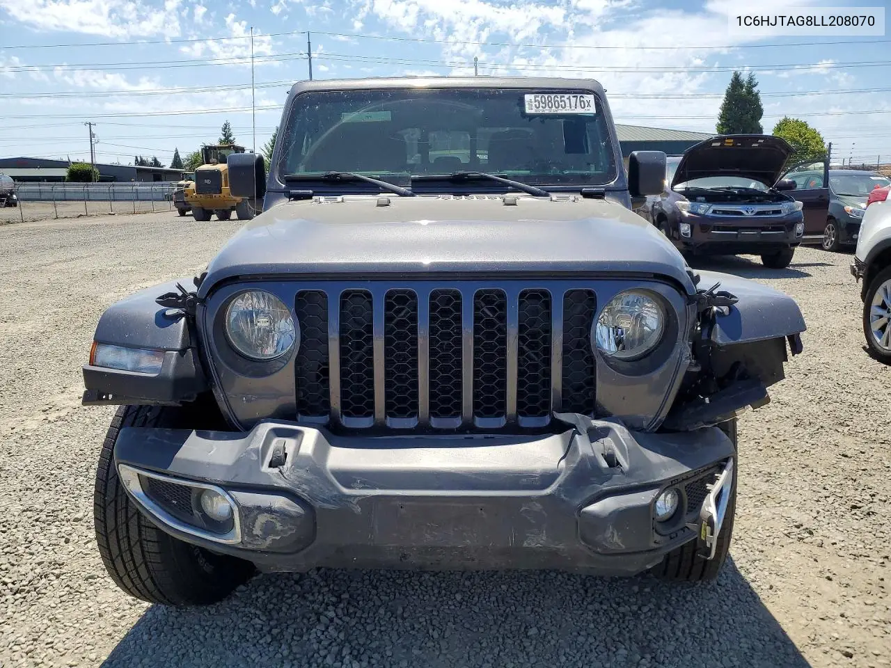 2020 Jeep Gladiator Sport VIN: 1C6HJTAG8LL208070 Lot: 59865176