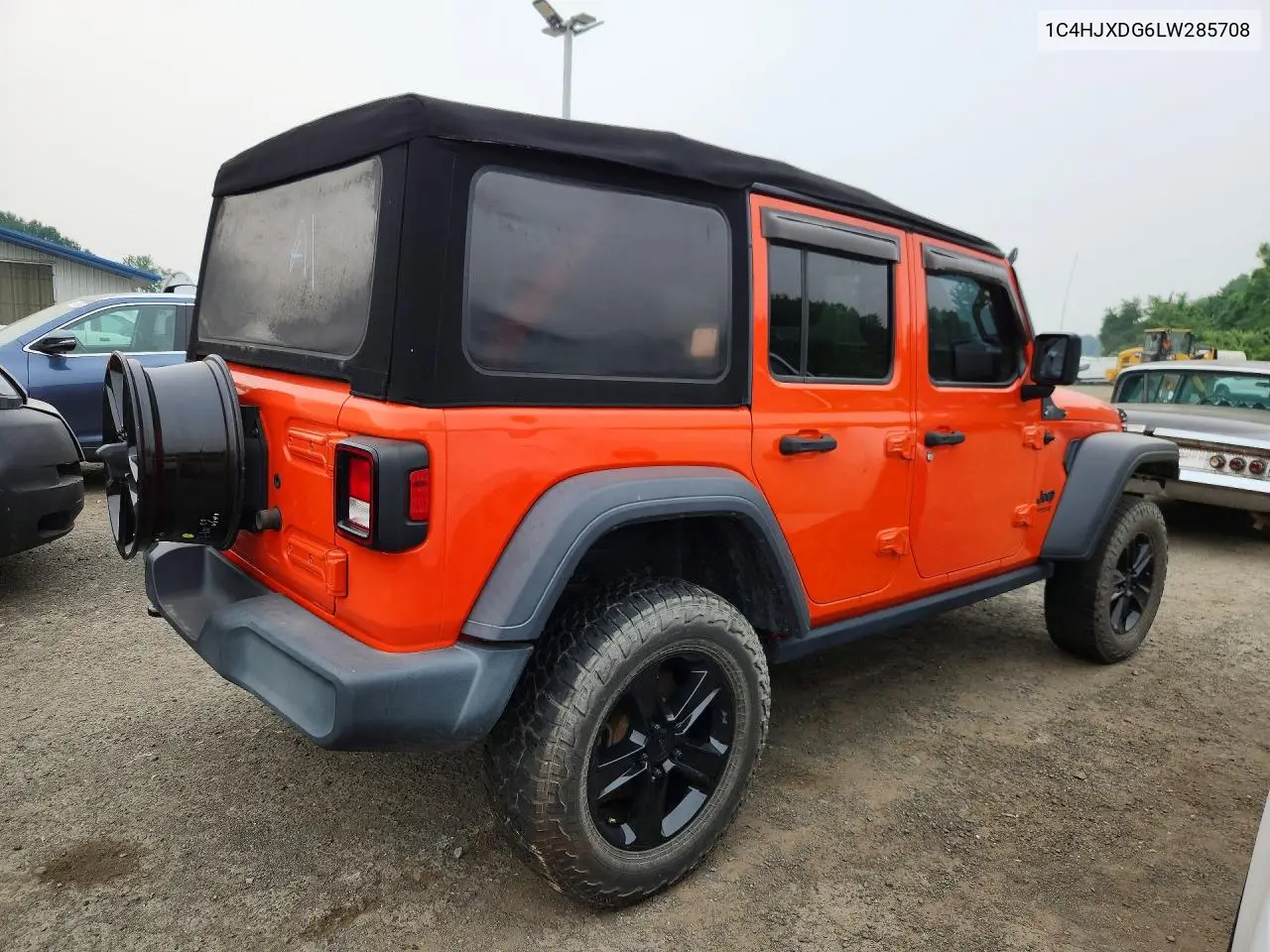 2020 Jeep Wrangler Unlimited Sport VIN: 1C4HJXDG6LW285708 Lot: 61548806