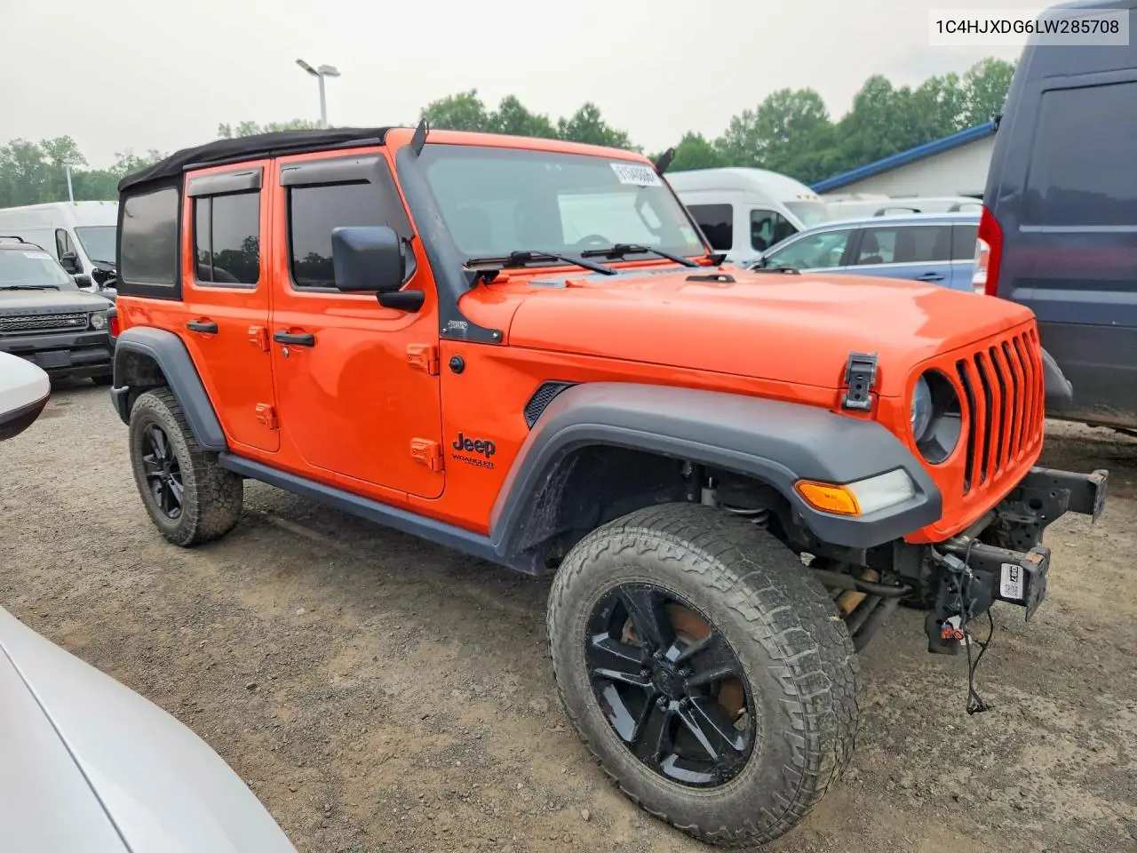 2020 Jeep Wrangler Unlimited Sport VIN: 1C4HJXDG6LW285708 Lot: 61548806