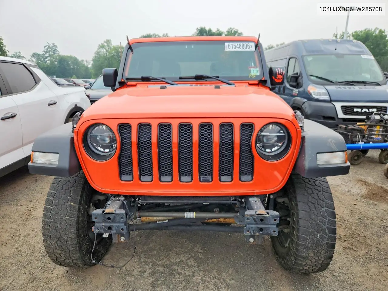 2020 Jeep Wrangler Unlimited Sport VIN: 1C4HJXDG6LW285708 Lot: 61548806