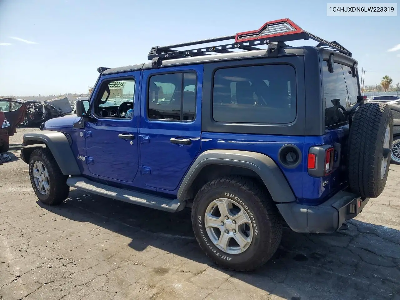 2020 Jeep Wrangler Unlimited Sport VIN: 1C4HJXDN6LW223319 Lot: 61594896