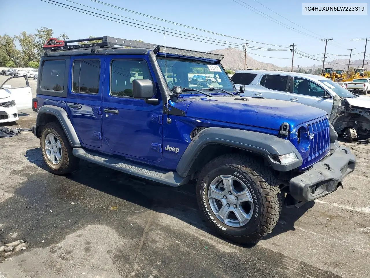 2020 Jeep Wrangler Unlimited Sport VIN: 1C4HJXDN6LW223319 Lot: 61594896