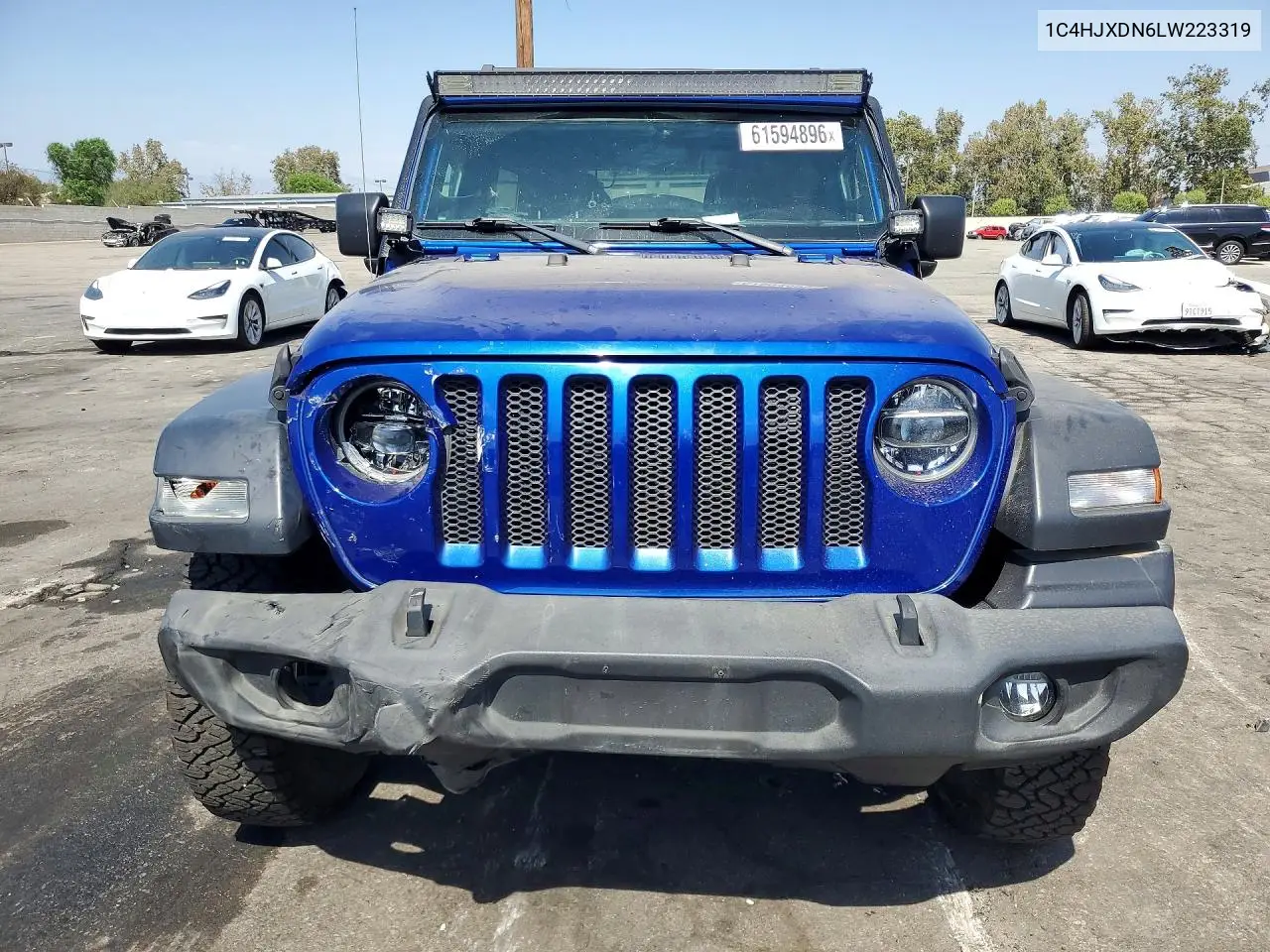 2020 Jeep Wrangler Unlimited Sport VIN: 1C4HJXDN6LW223319 Lot: 61594896