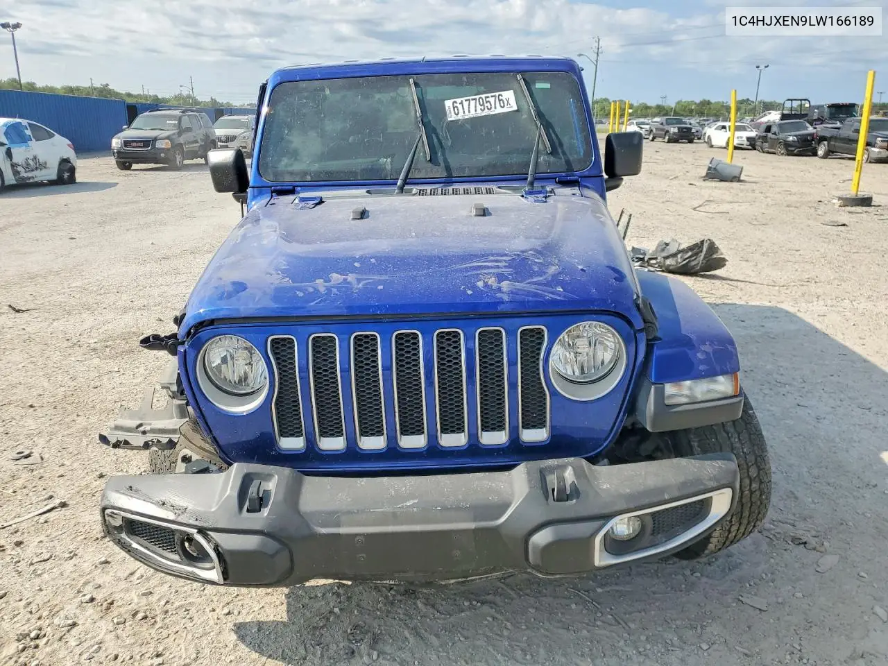 2020 Jeep Wrangler Unlimited Sahara VIN: 1C4HJXEN9LW166189 Lot: 61779576