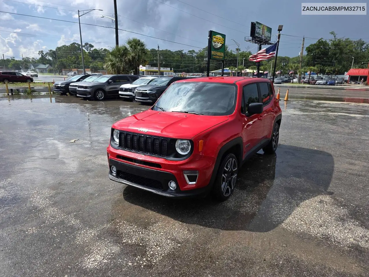 2021 Jeep Renegade Sport VIN: ZACNJCAB5MPM32715 Lot: 55105246