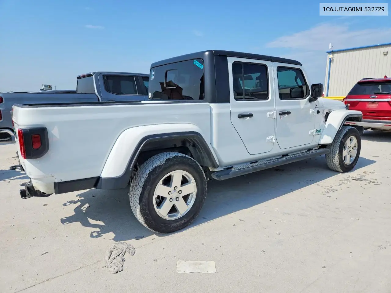 2021 Jeep Gladiator Sport VIN: 1C6JJTAG0ML532729 Lot: 56451196