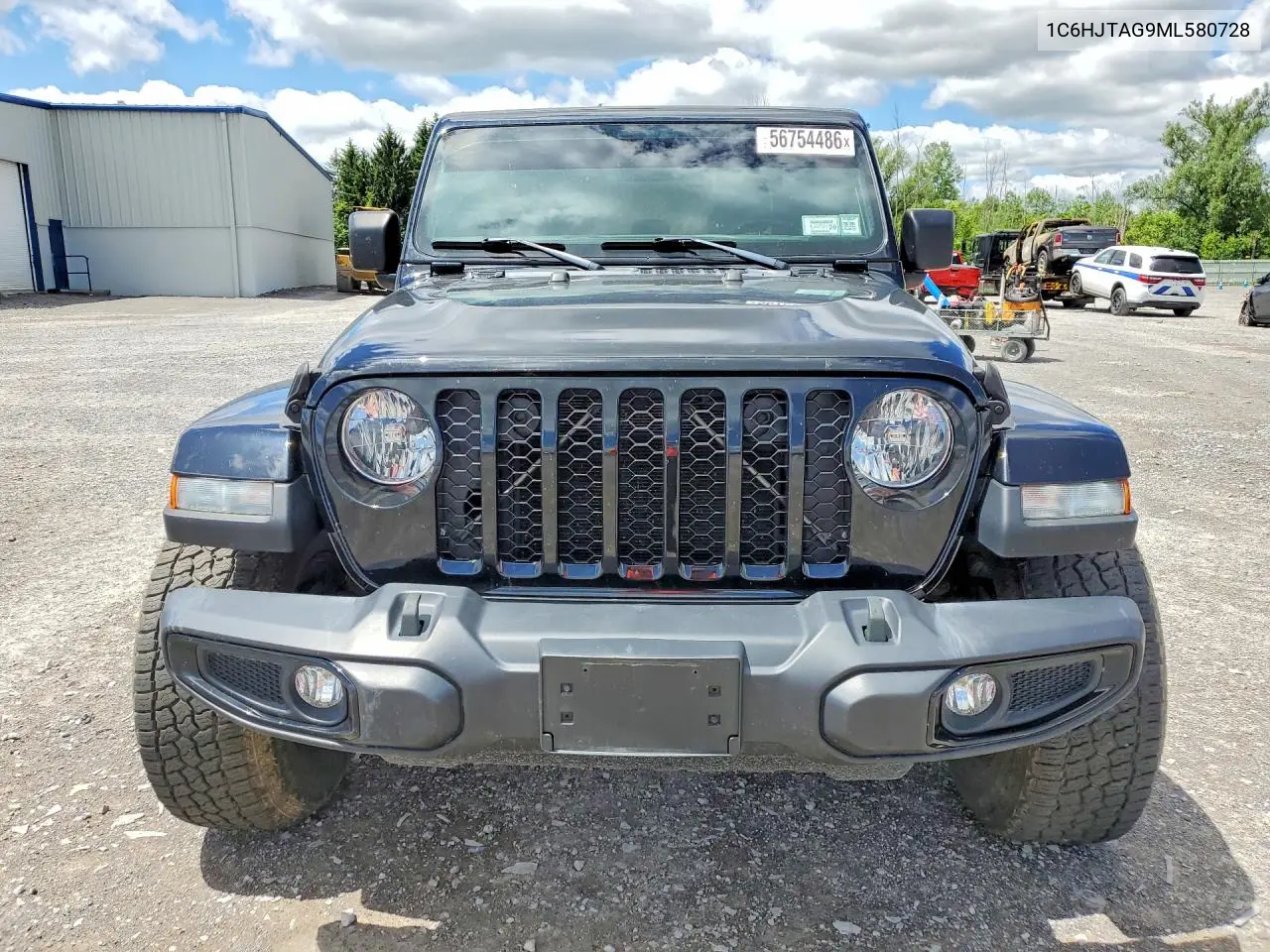 2021 Jeep Gladiator Sport VIN: 1C6HJTAG9ML580728 Lot: 56754486