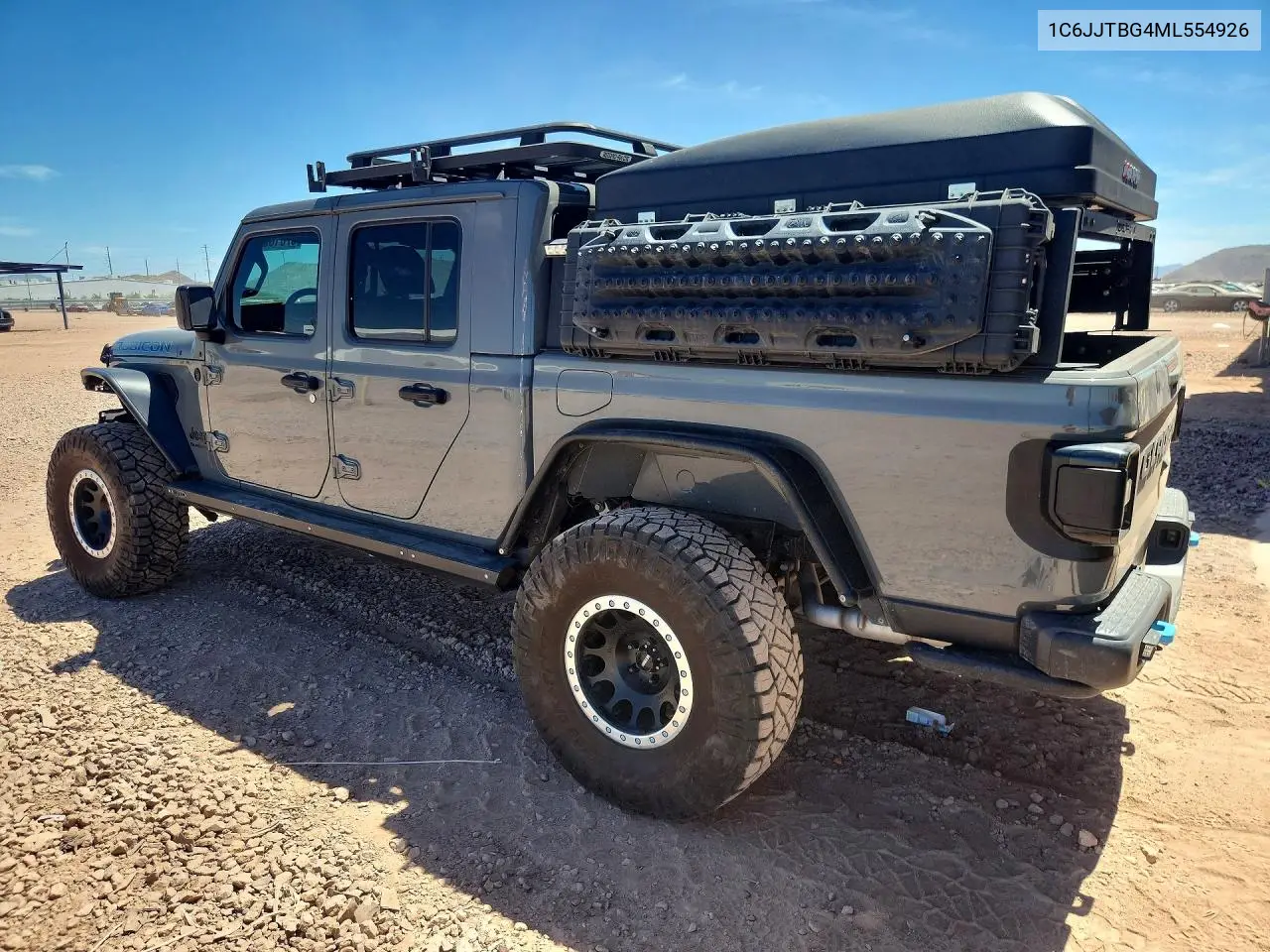 2021 Jeep Gladiator Rubicon VIN: 1C6JJTBG4ML554926 Lot: 57018006