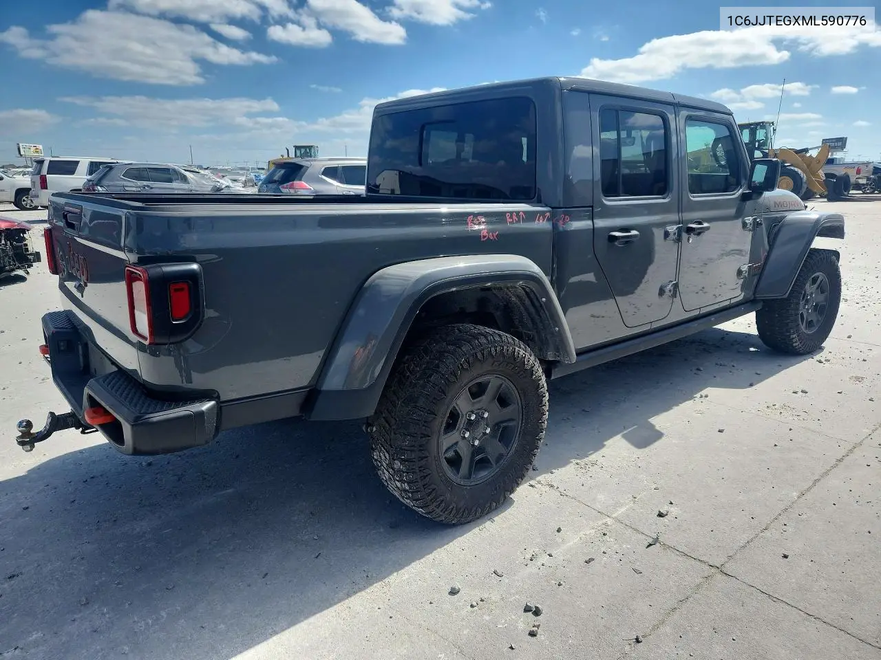 2021 Jeep Gladiator Mojave VIN: 1C6JJTEGXML590776 Lot: 57704896