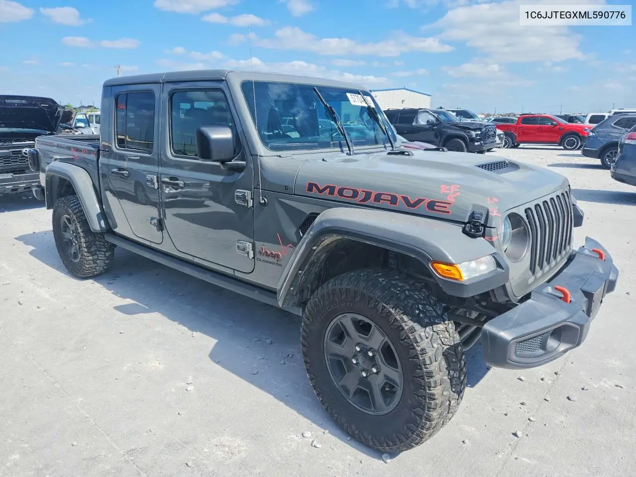 2021 Jeep Gladiator Mojave VIN: 1C6JJTEGXML590776 Lot: 57704896