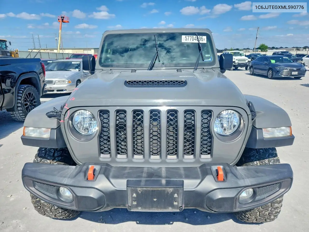 2021 Jeep Gladiator Mojave VIN: 1C6JJTEGXML590776 Lot: 57704896