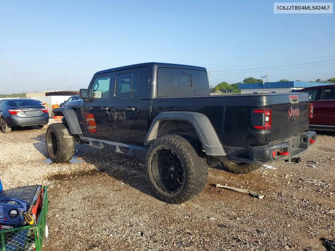 2021 Jeep Gladiator Rubicon VIN: 1C6JJTBG4ML542467 Lot: 57919056