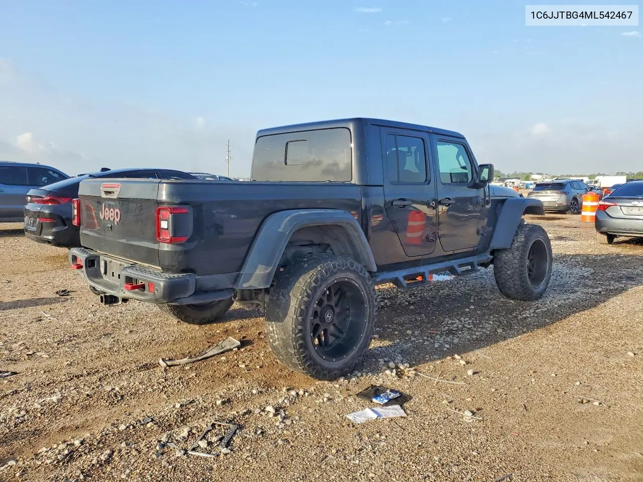 2021 Jeep Gladiator Rubicon VIN: 1C6JJTBG4ML542467 Lot: 57919056