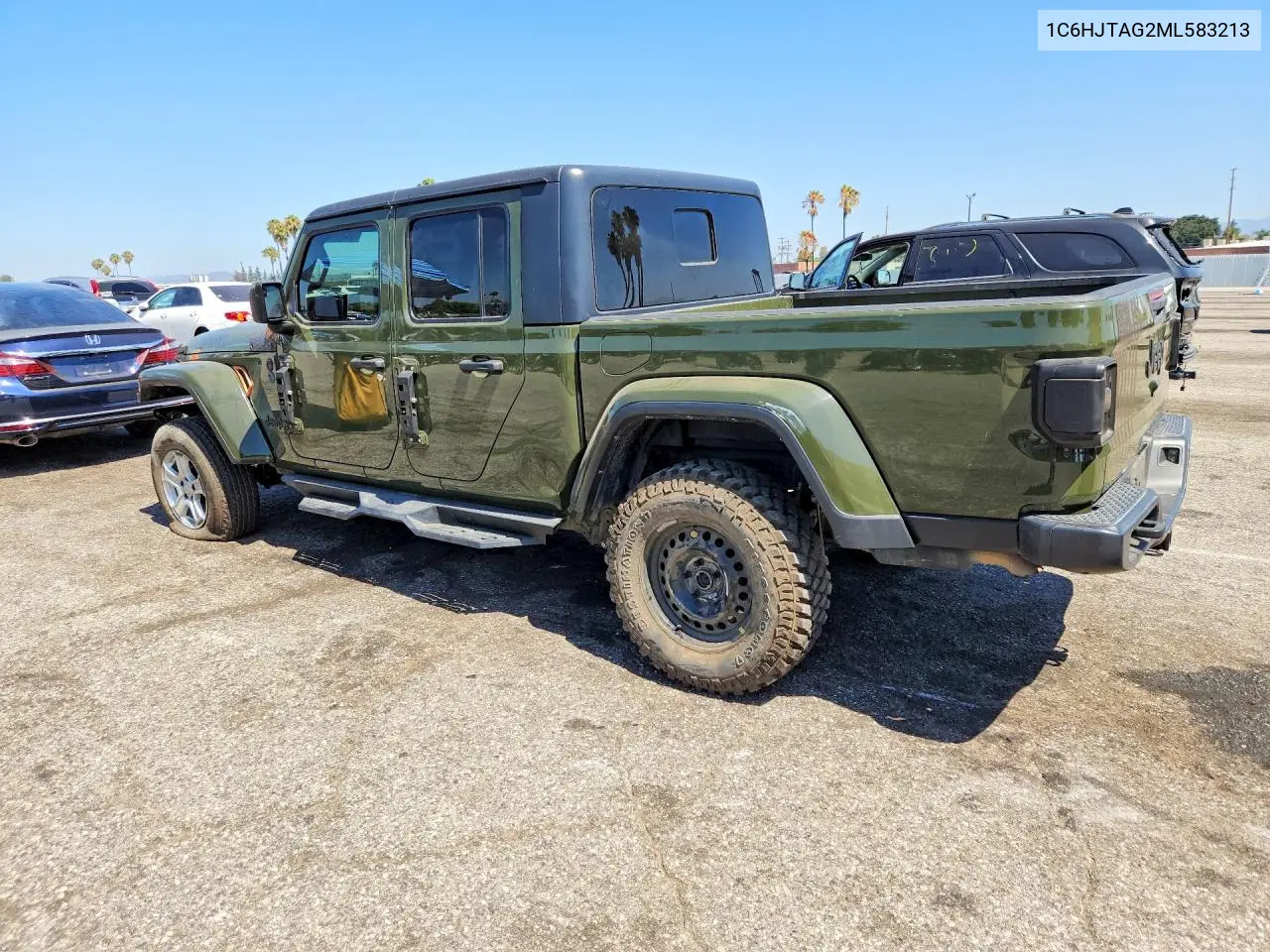 2021 Jeep Gladiator Sport VIN: 1C6HJTAG2ML583213 Lot: 58038116