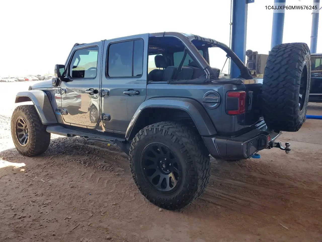 2021 Jeep Wrangler Unlimited Sahara 4Xe VIN: 1C4JJXP60MW676245 Lot: 58069096