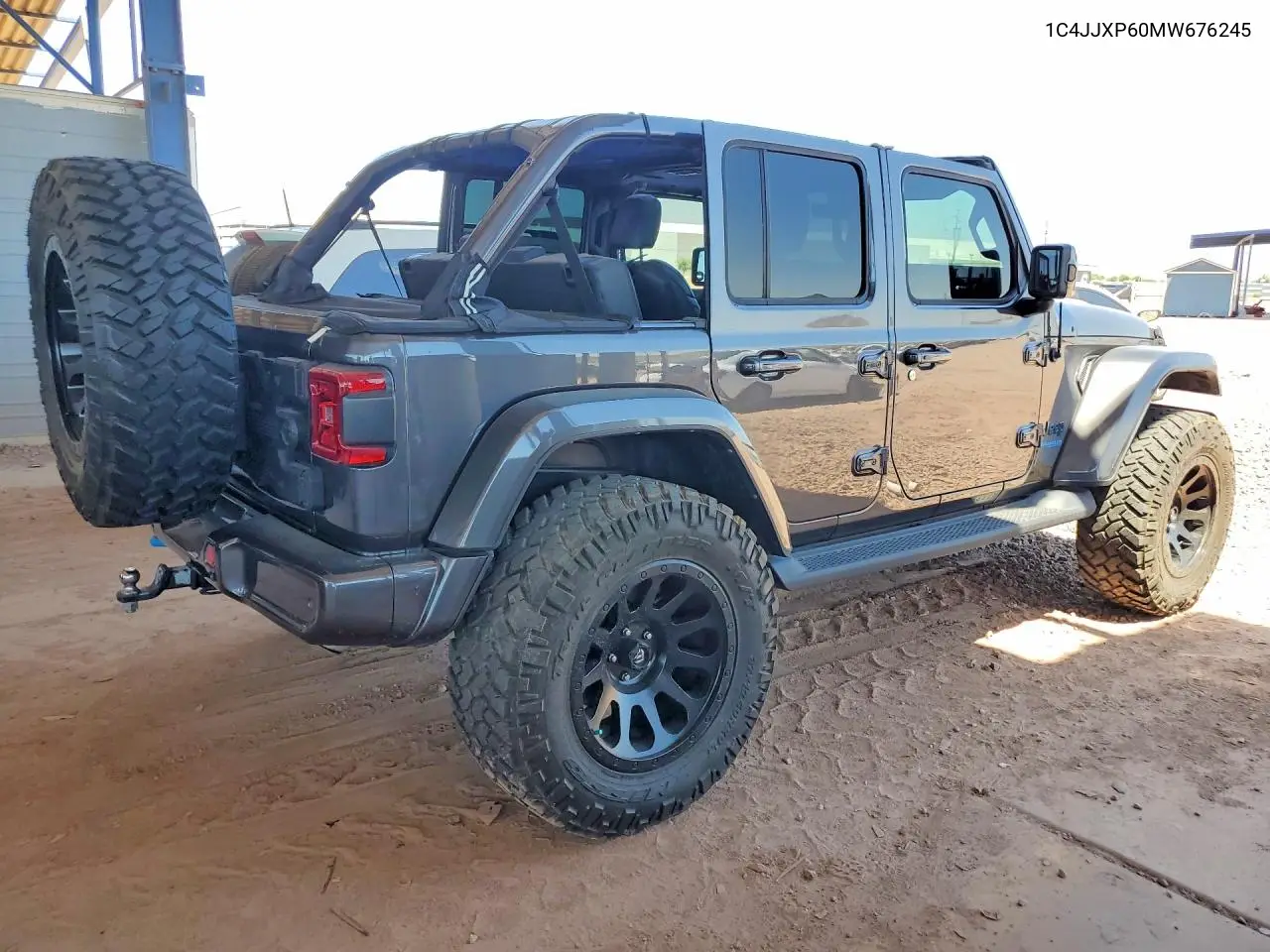 2021 Jeep Wrangler Unlimited Sahara 4Xe VIN: 1C4JJXP60MW676245 Lot: 58069096