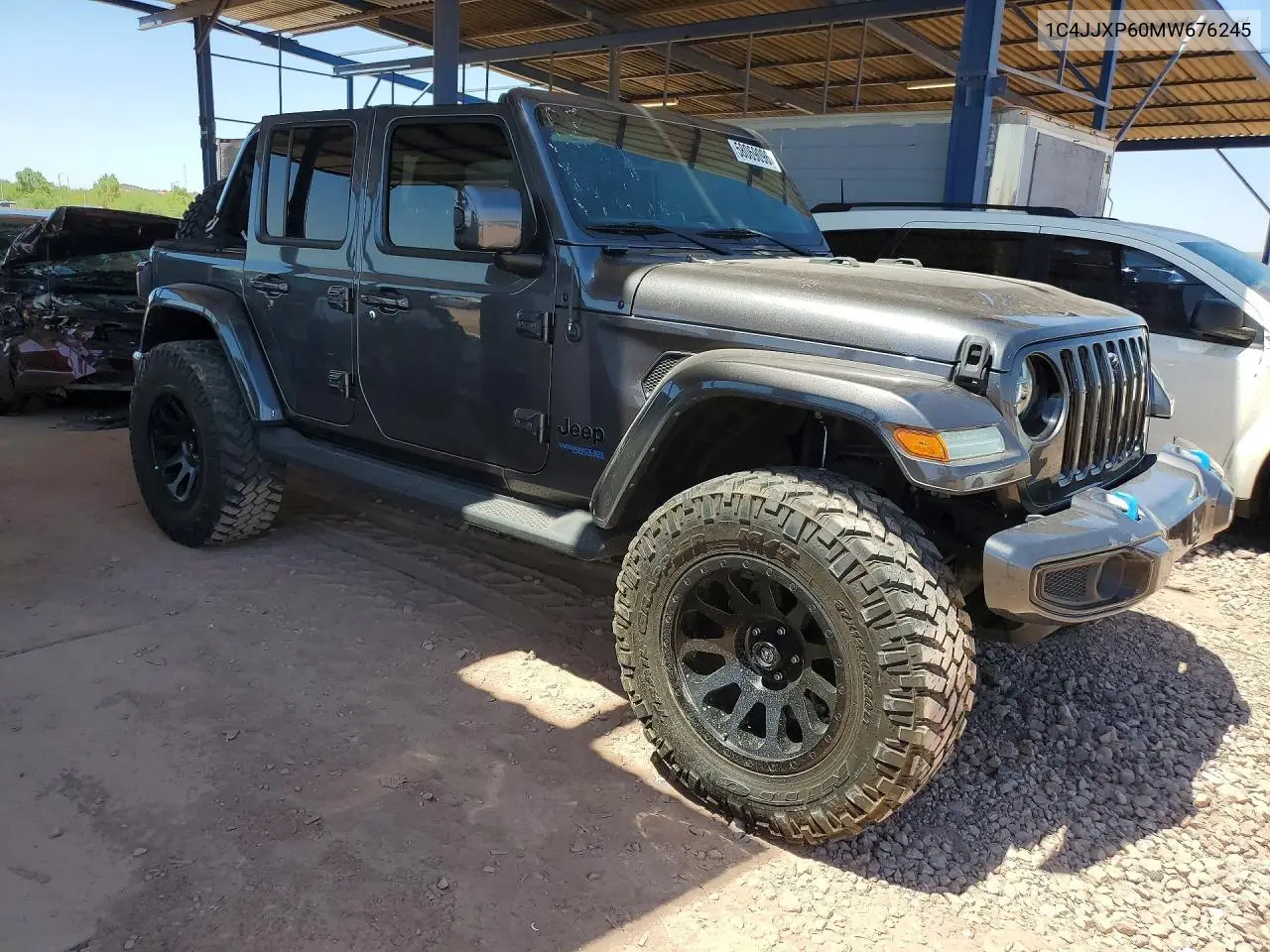 2021 Jeep Wrangler Unlimited Sahara 4Xe VIN: 1C4JJXP60MW676245 Lot: 58069096