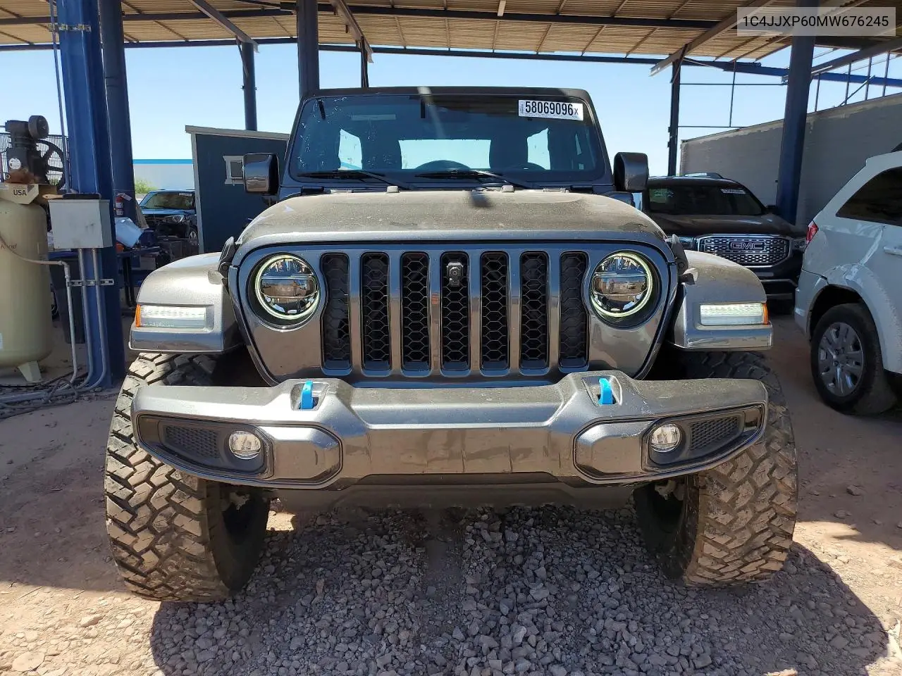 2021 Jeep Wrangler Unlimited Sahara 4Xe VIN: 1C4JJXP60MW676245 Lot: 58069096