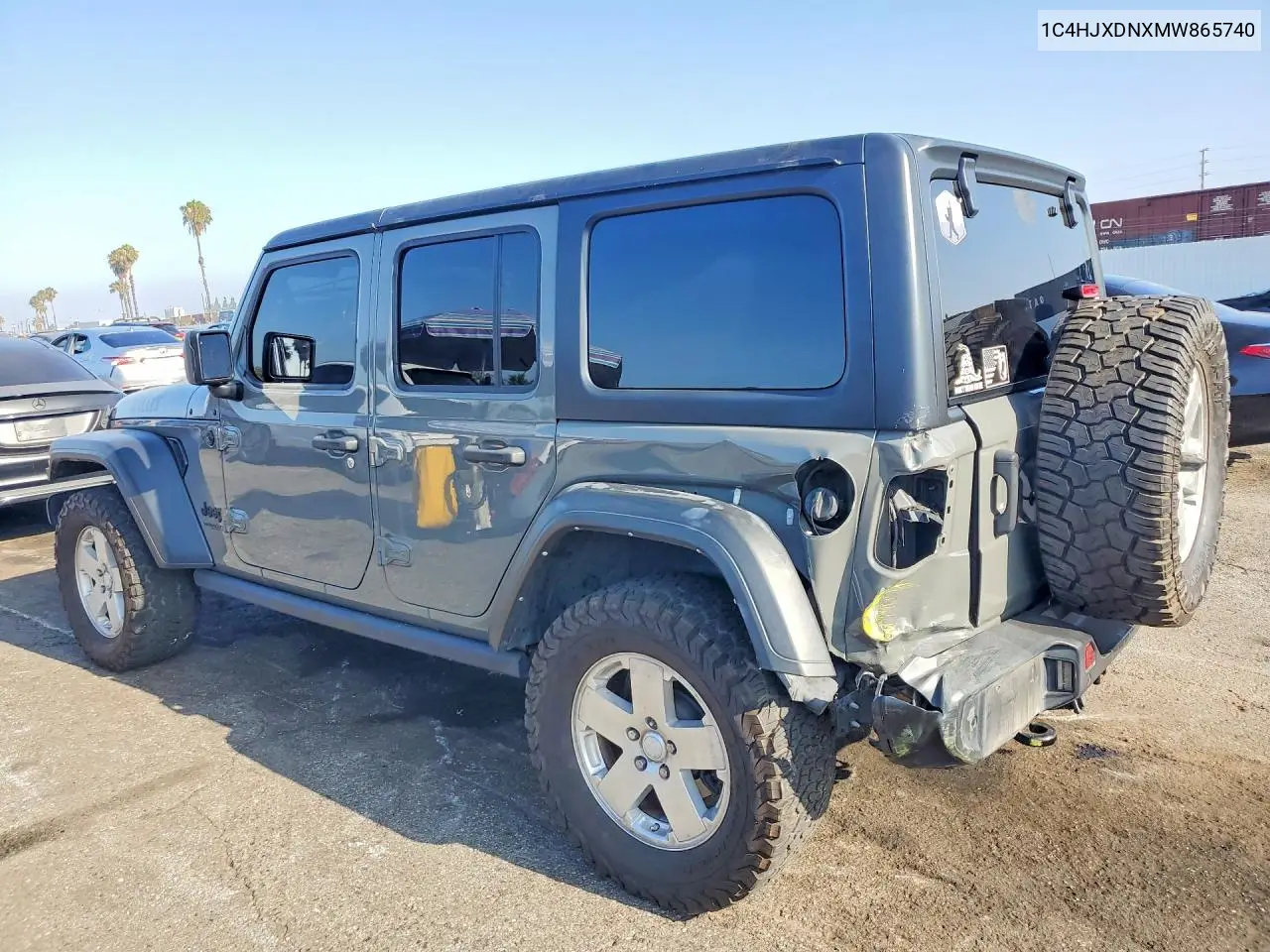 2021 Jeep Wrangler Unlimited Sport VIN: 1C4HJXDNXMW865740 Lot: 58467356