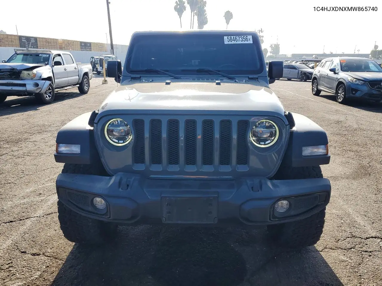 2021 Jeep Wrangler Unlimited Sport VIN: 1C4HJXDNXMW865740 Lot: 58467356
