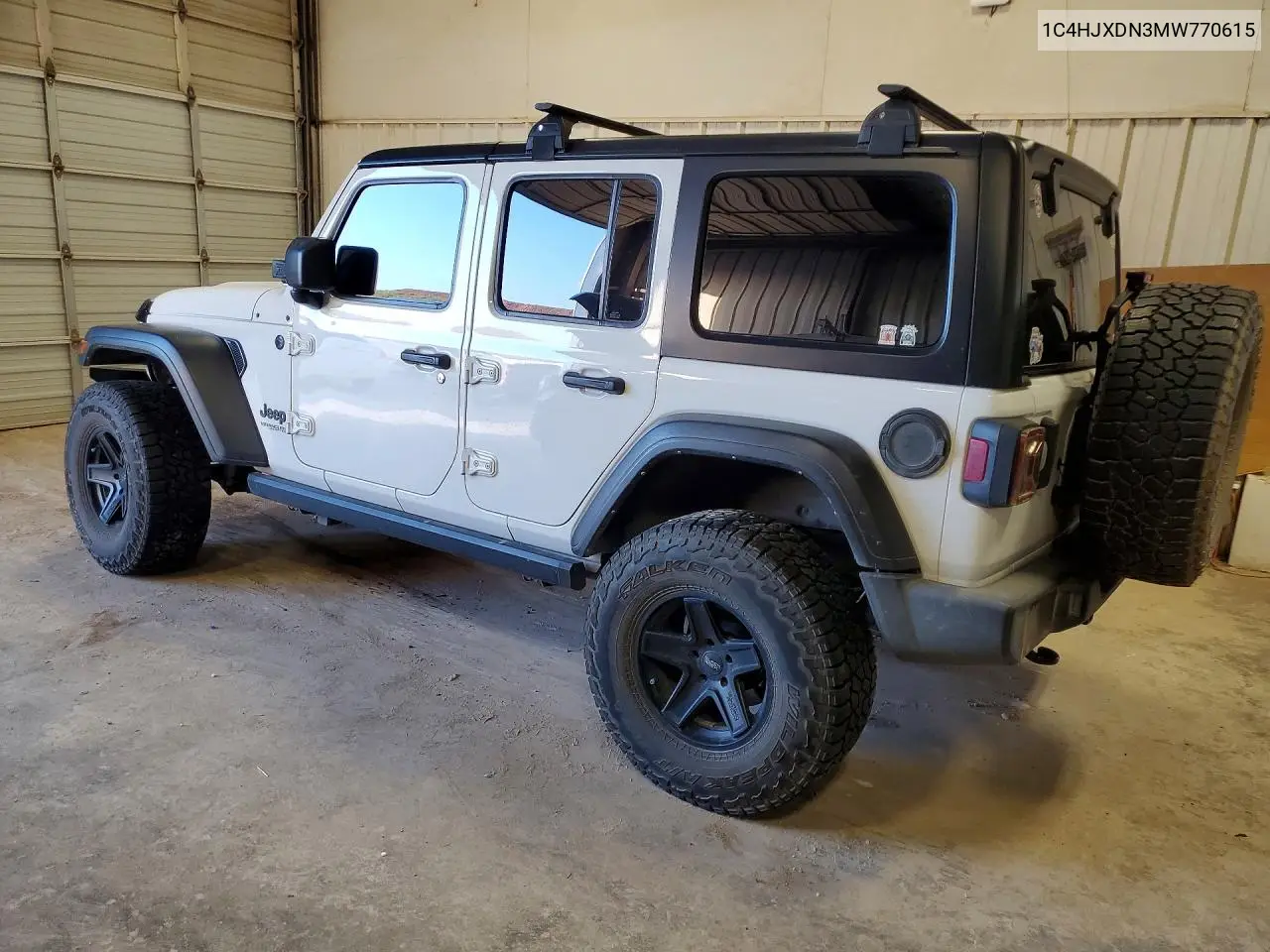 2021 Jeep Wrangler Unlimited Sport VIN: 1C4HJXDN3MW770615 Lot: 62292696