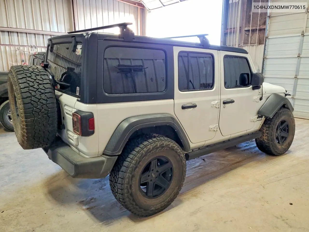 2021 Jeep Wrangler Unlimited Sport VIN: 1C4HJXDN3MW770615 Lot: 62292696