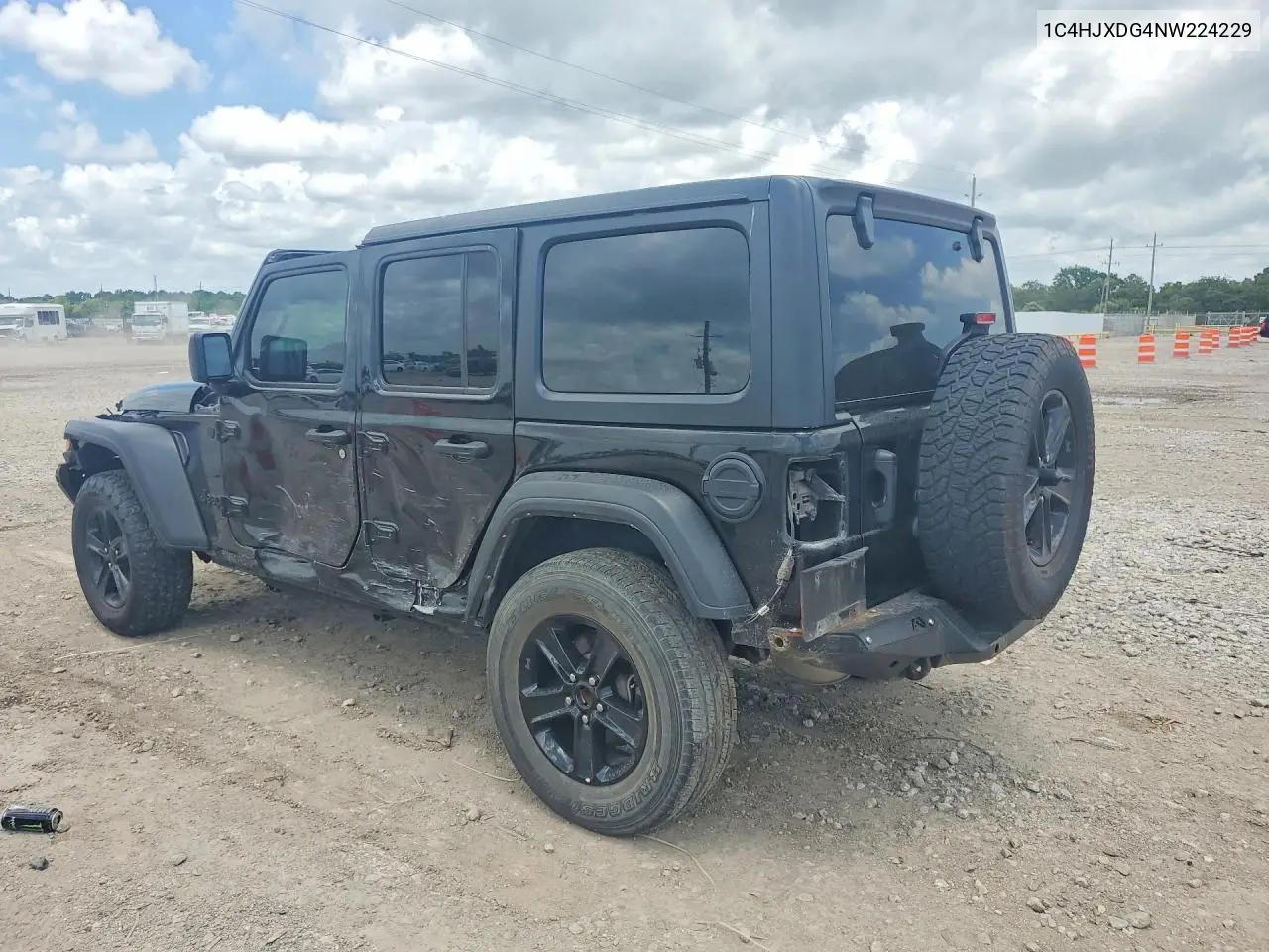 2022 Jeep Wrangler Unlimited Sport VIN: 1C4HJXDG4NW224229 Lot: 55784836