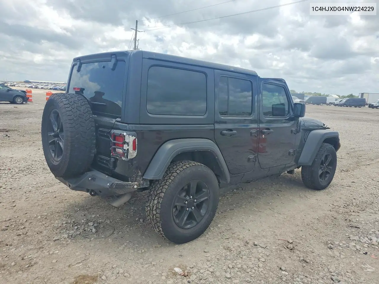 2022 Jeep Wrangler Unlimited Sport VIN: 1C4HJXDG4NW224229 Lot: 55784836