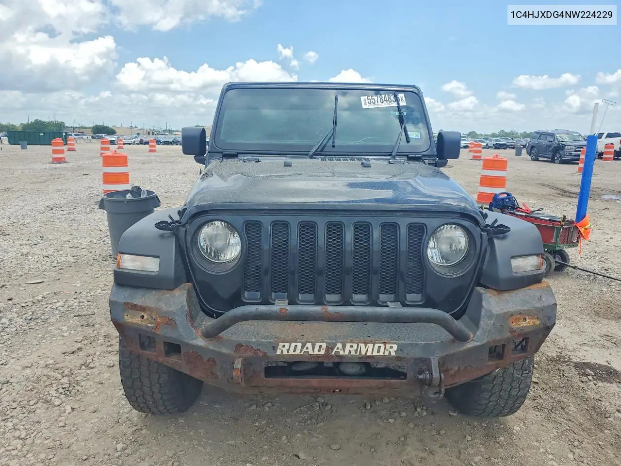 2022 Jeep Wrangler Unlimited Sport VIN: 1C4HJXDG4NW224229 Lot: 55784836