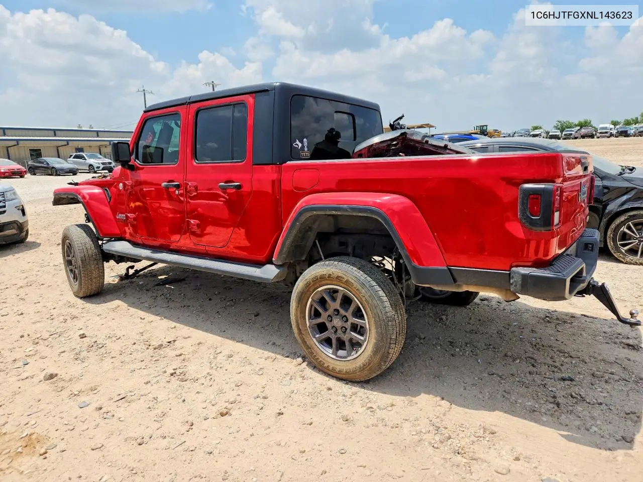 2022 Jeep Gladiator Overland VIN: 1C6HJTFGXNL143623 Lot: 55956756