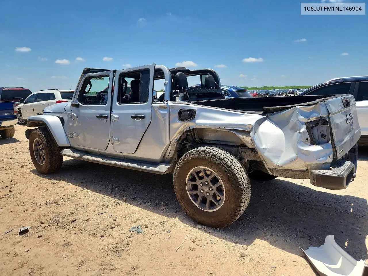 2022 Jeep Gladiator Overland VIN: 1C6JJTFM1NL146904 Lot: 56370546