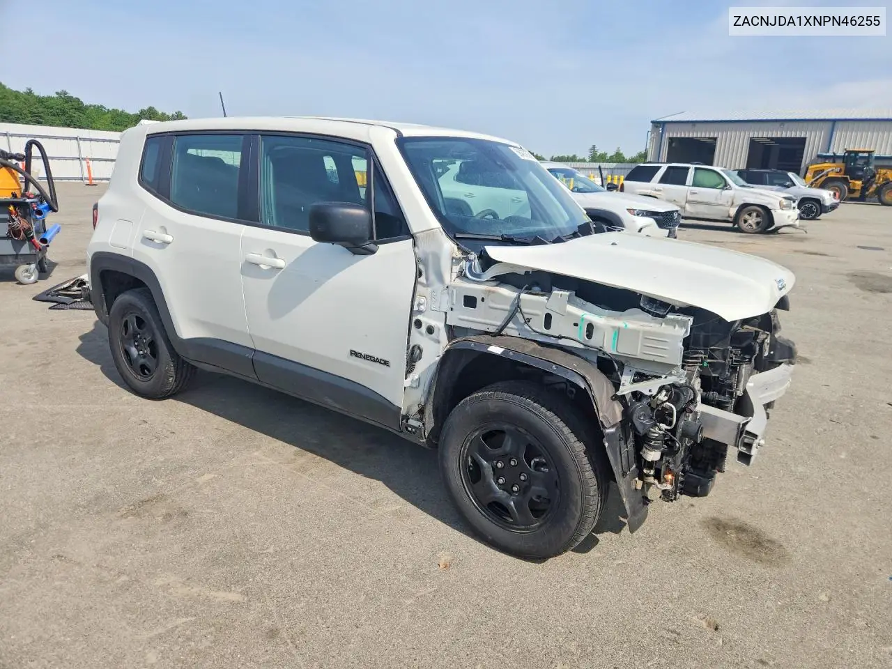 2022 Jeep Renegade Sport VIN: ZACNJDA1XNPN46255 Lot: 56487276