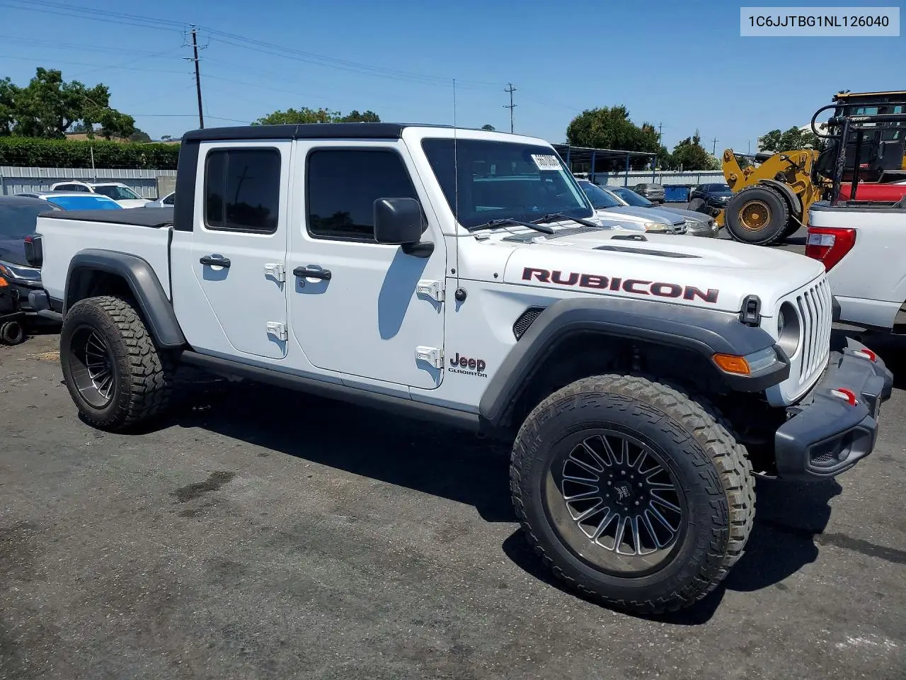 2022 Jeep Gladiator Rubicon VIN: 1C6JJTBG1NL126040 Lot: 56670806