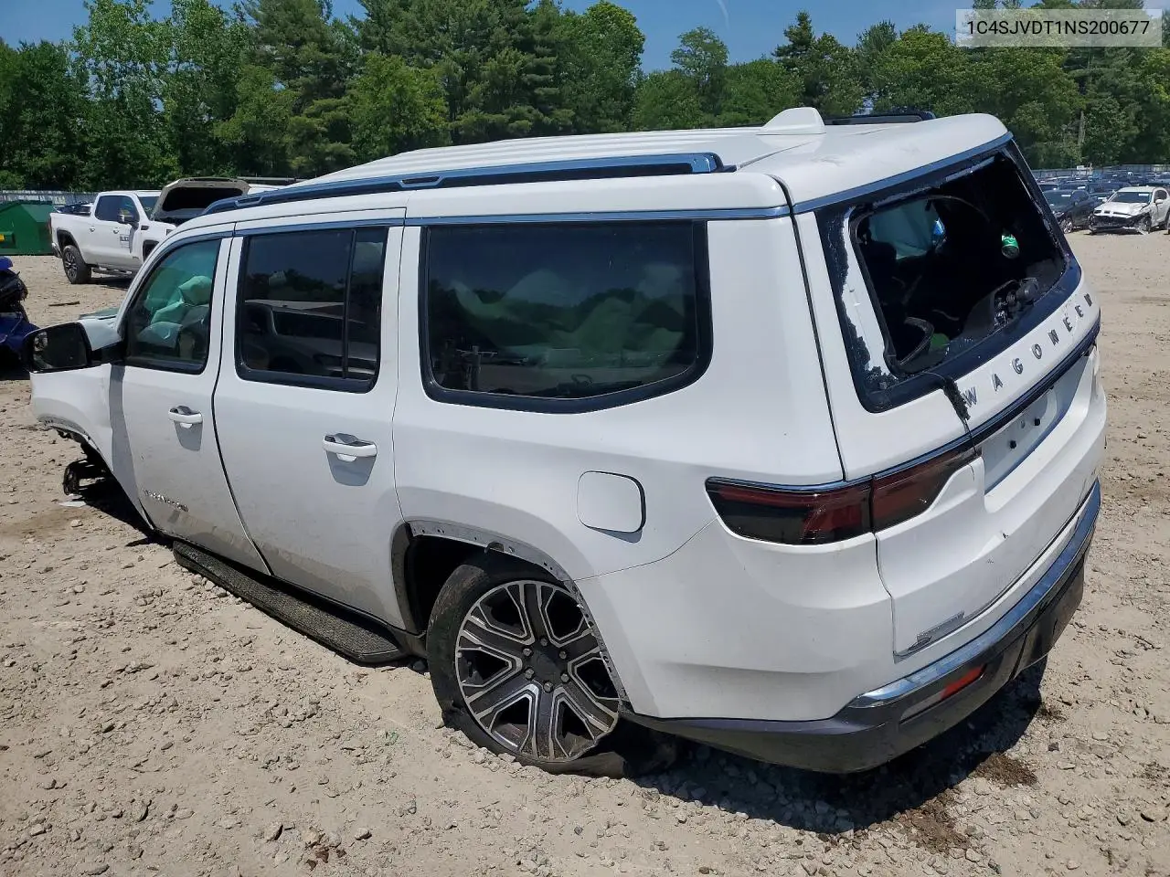 2022 Jeep Wagoneer Series Iii VIN: 1C4SJVDT1NS200677 Lot: 56738136