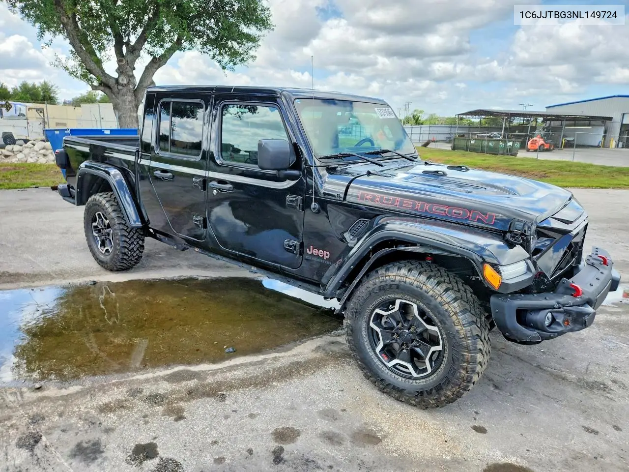 2022 Jeep Gladiator Rubicon VIN: 1C6JJTBG3NL149724 Lot: 57379546