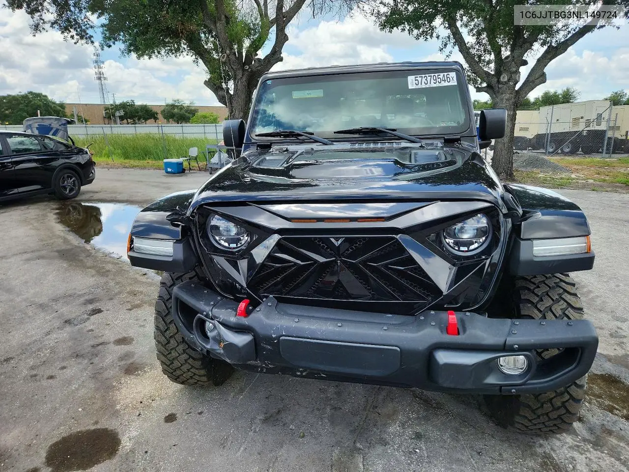 2022 Jeep Gladiator Rubicon VIN: 1C6JJTBG3NL149724 Lot: 57379546
