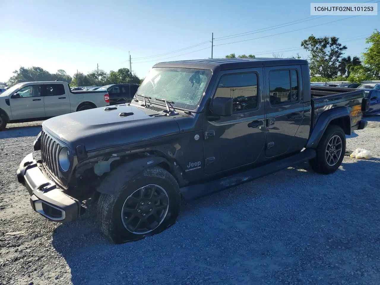 2022 Jeep Gladiator Overland VIN: 1C6HJTFG2NL101253 Lot: 58119816