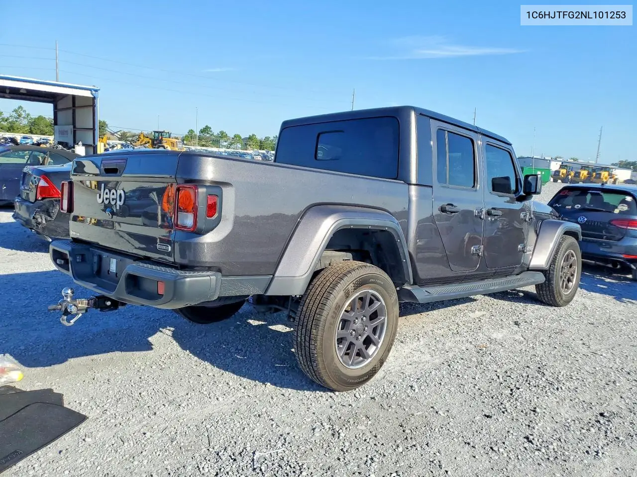 2022 Jeep Gladiator Overland VIN: 1C6HJTFG2NL101253 Lot: 58119816