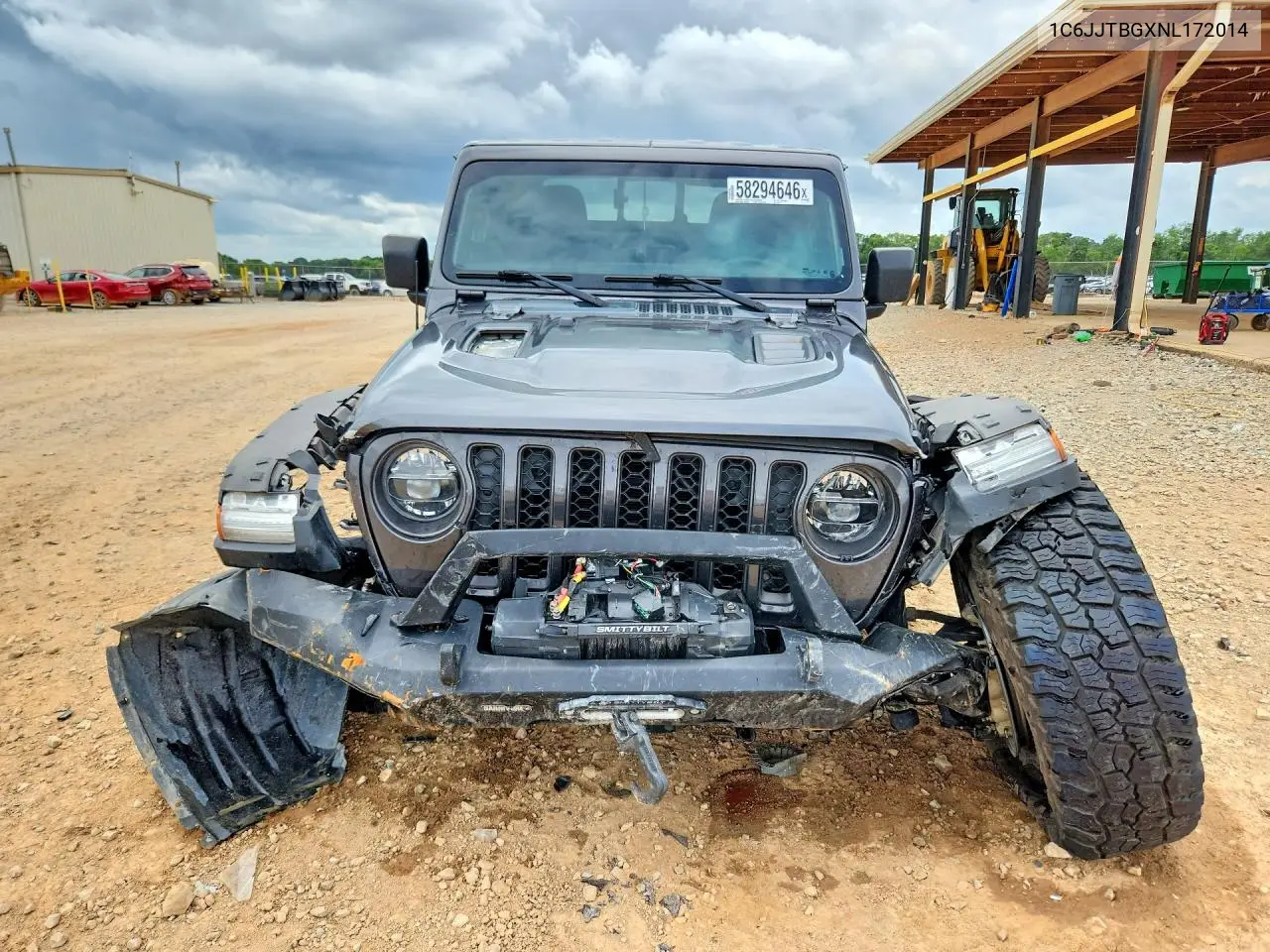 2022 Jeep Gladiator Rubicon VIN: 1C6JJTBGXNL172014 Lot: 58294646