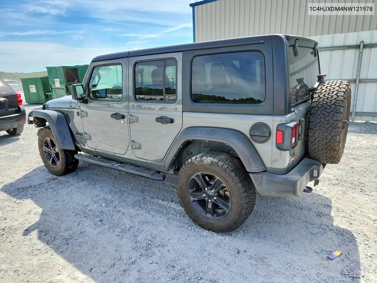 2022 Jeep Wrangler Unlimited Sport VIN: 1C4HJXDM4NW121978 Lot: 58512456
