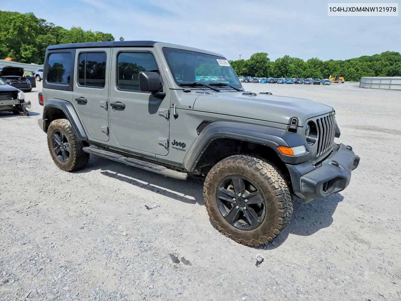 2022 Jeep Wrangler Unlimited Sport VIN: 1C4HJXDM4NW121978 Lot: 58512456
