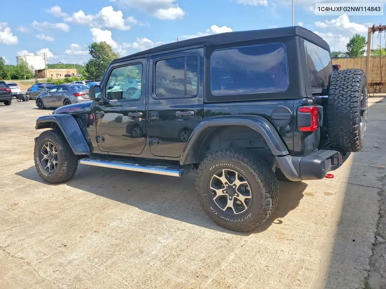 2022 Jeep Wrangler Unlimited Rubicon VIN: 1C4HJXFG2NW114843 Lot: 58547076