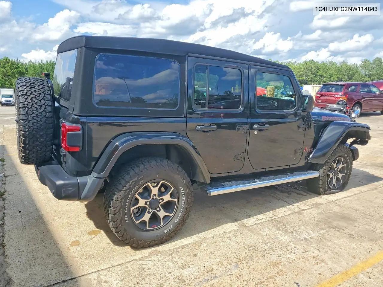 2022 Jeep Wrangler Unlimited Rubicon VIN: 1C4HJXFG2NW114843 Lot: 58547076