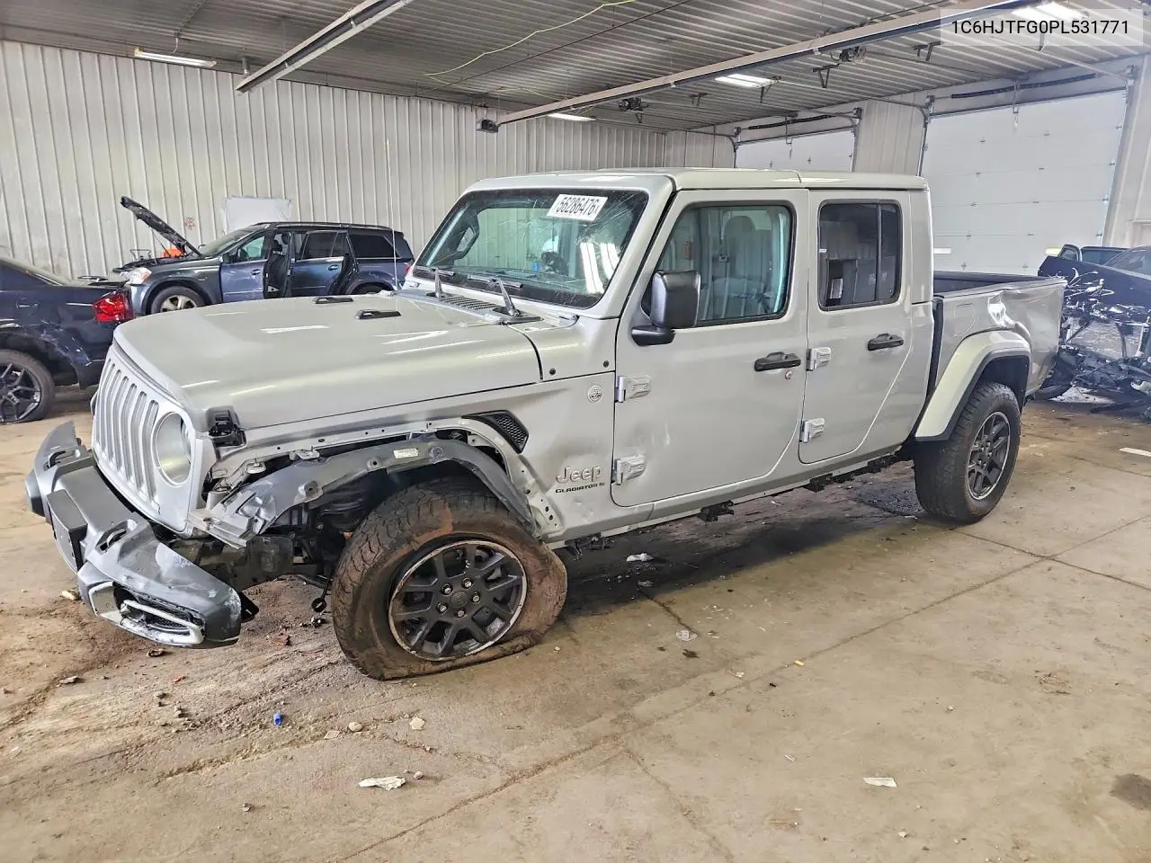 2023 Jeep Gladiator Overland VIN: 1C6HJTFG0PL531771 Lot: 56286476
